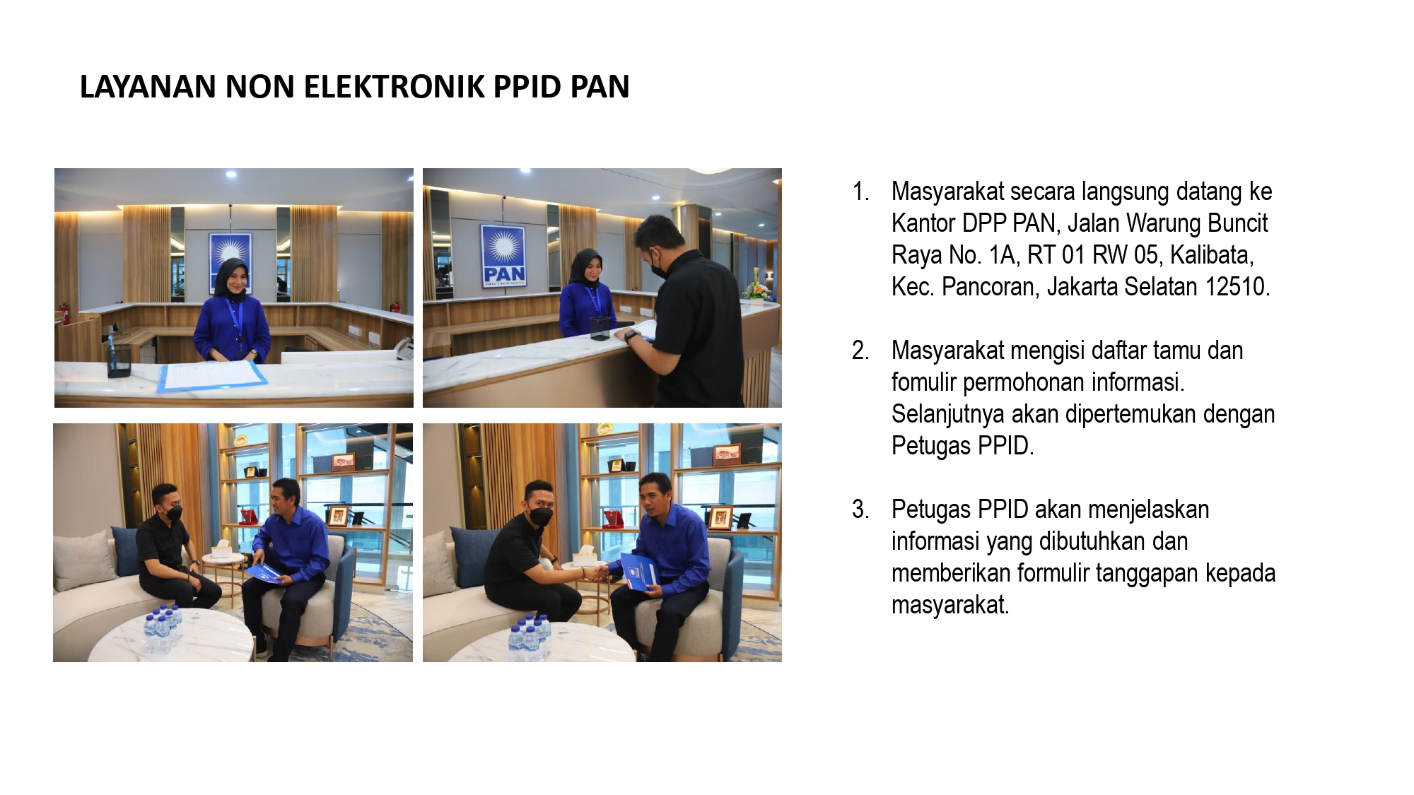 LAYANAN NON ELEKTRONIK PPID PAN