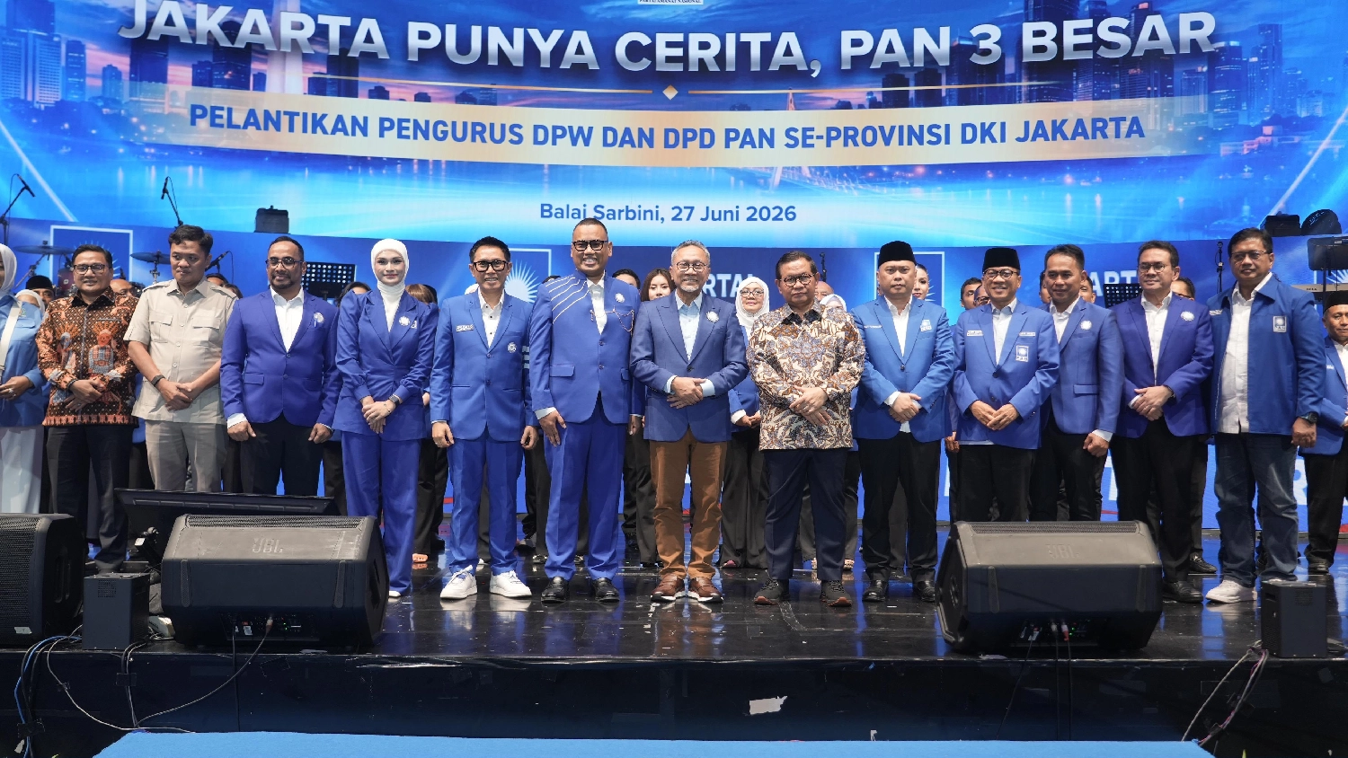 Pelantikan DPW dan DPD PAN Jakarta, Ketum Zulhas Tegaskan PAN Terbuka untuk Semua Anak Bangsa