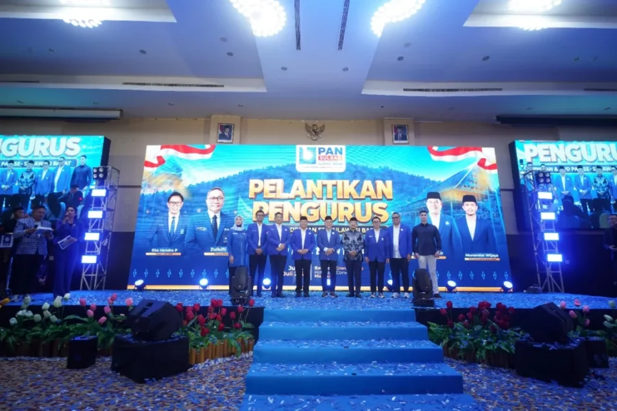 Pelantikan DPW dan DPD PAN Sulawesi Barat, Zulhas Tekankan Soliditas Kader untuk Menangkan PAN dan Layani Masyarakat