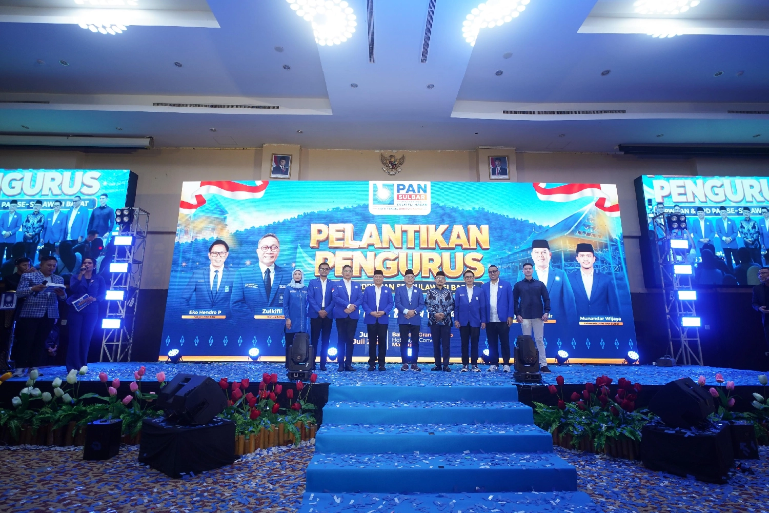 Pelantikan DPW dan DPD PAN Sulawesi Barat, Zulhas Tekankan Soliditas Kader untuk Menangkan PAN dan Layani Masyarakat