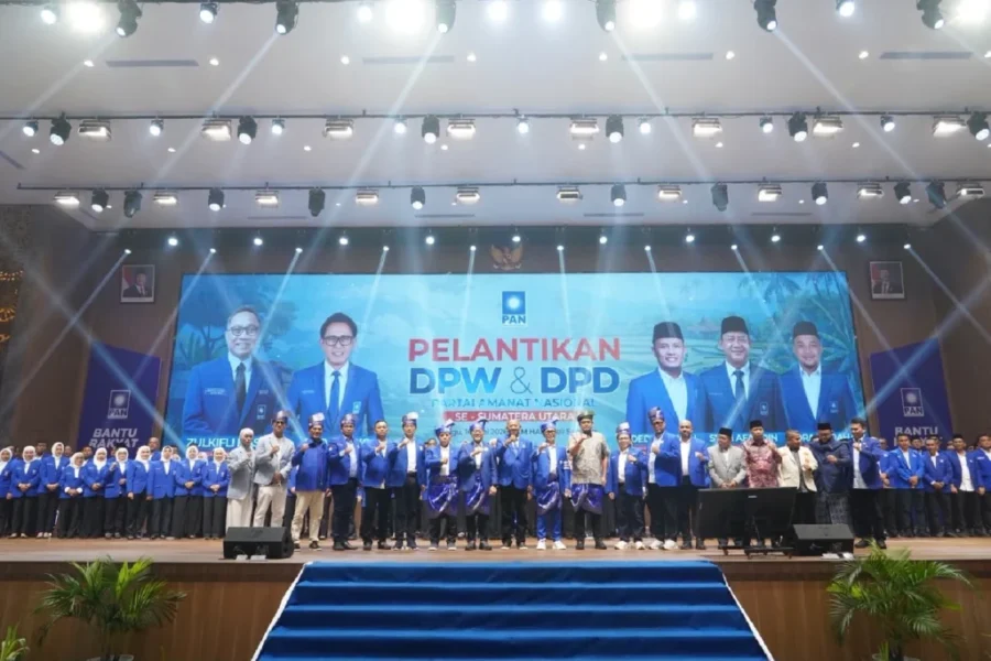 Pelantikan DPW dan DPD PAN Sumatera Utara, Ketum Zulhas Tegaskan PAN Setia pada Pancasila dan Berpihak pada Rakyat