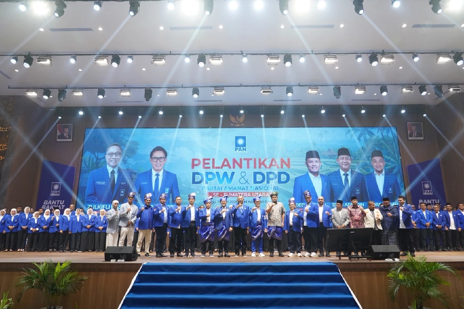 Pelantikan DPW dan DPD PAN Sumatera Utara, Ketum Zulhas Tegaskan PAN Setia pada Pancasila dan Berpihak pada Rakyat