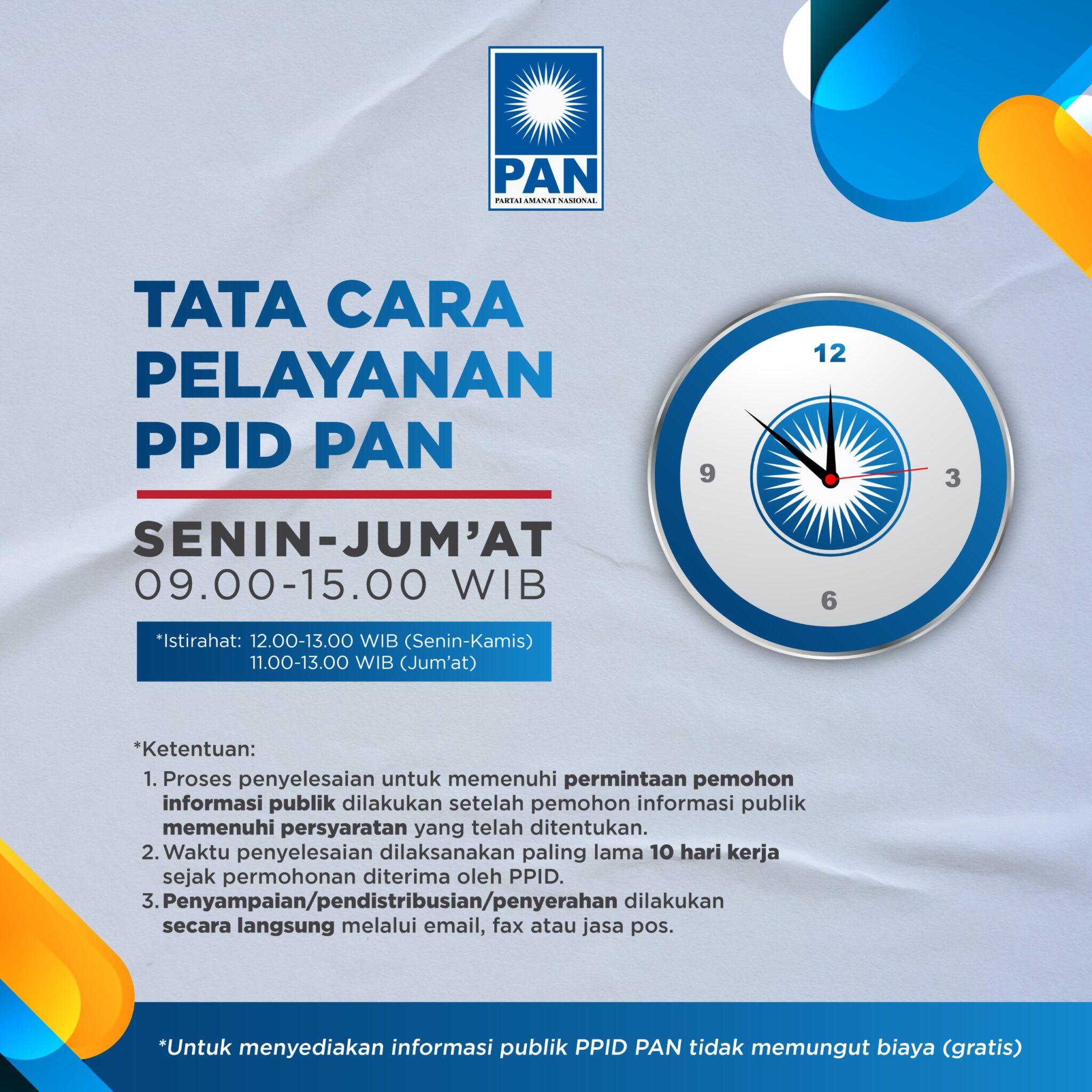 Waktu Pelayanan PPID